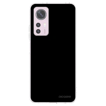 Picasee silikonowe przeźroczyste etui na Xiaomi 12 - Black Bliss