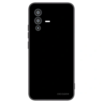 Picasee silikonowe czarne etui na Vivo V23 5G - Black Bliss