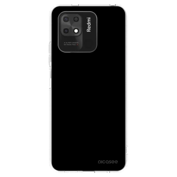 Picasee silikonowe przeźroczyste etui na Xiaomi Redmi 10C - Black Bliss