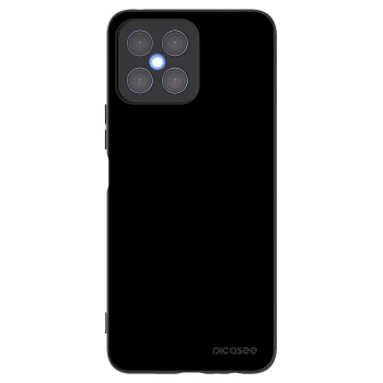 Picasee silikonowe czarne etui na Honor X8 4G - Black Bliss