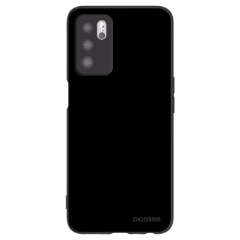 Picasee silikonowe czarne etui na OPPO A16s - Black Bliss