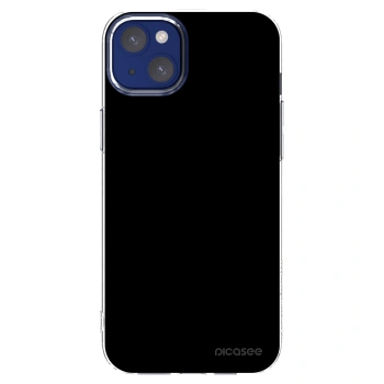 Picasee silikonowe przeźroczyste etui na Apple iPhone 14 Plus - Black Bliss