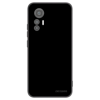 Picasee silikonowe czarne etui na Xiaomi 12 Lite - Black Bliss