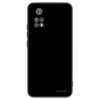 Picasee silikonowe czarne etui na Xiaomi Poco M4 Pro - Black Bliss