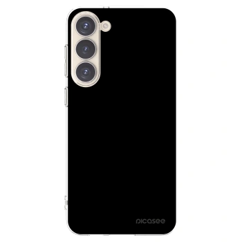 Picasee silikonowe przeźroczyste etui na Samsung Galaxy S23+ 5G - Black Bliss