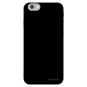 Picasee silikonowe przeźroczyste etui na Apple iPhone 6/6S - Black Bliss