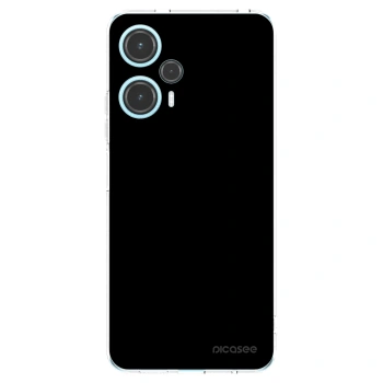 Picasee silikonowe przeźroczyste etui na Xiaomi Poco F5 - Black Bliss