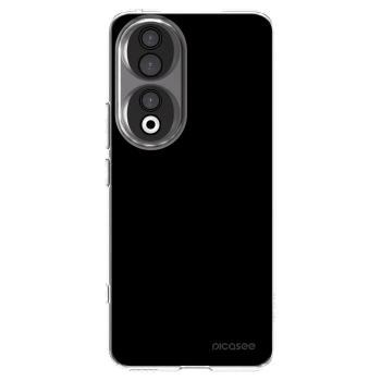 Picasee silikonowe przeźroczyste etui na Honor 90 5G - Black Bliss