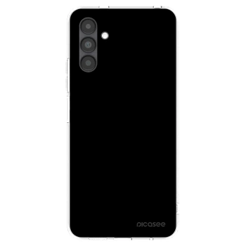 Picasee silikonowe przeźroczyste etui na Samsung Galaxy A04s A047F - Black Bliss