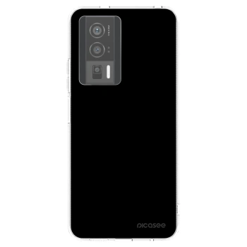Picasee silikonowe przeźroczyste etui na Xiaomi Poco F5 Pro 5G - Black Bliss