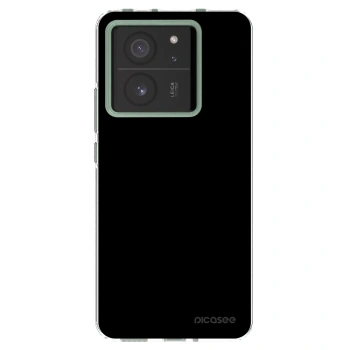 Picasee silikonowe przeźroczyste etui na Xiaomi 13T - Black Bliss
