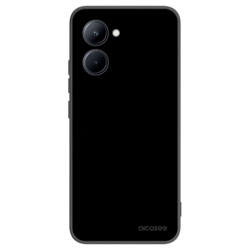 Picasee silikonowe czarne etui na Realme C33 (2023) - Black Bliss