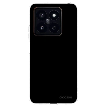 Picasee silikonowe przeźroczyste etui na Xiaomi 14 Pro - Black Bliss