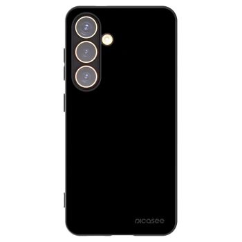 Picasee silikonowe czarne etui na Samsung Galaxy S24 S921B 5G - Black Bliss
