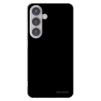 Picasee silikonowe przeźroczyste etui na Samsung Galaxy S24 S921B 5G - Black Bliss