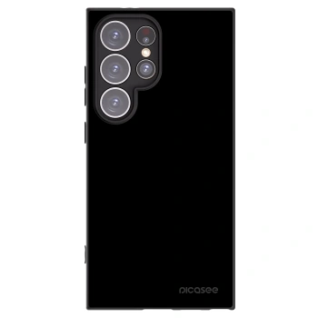 Picasee silikonowe czarne etui na Samsung Galaxy S24 Ultra S928B 5G - Black Bliss