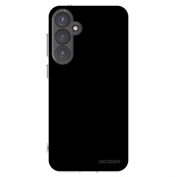 Picasee silikonowe przeźroczyste etui na Samsung Galaxy S23 FE S711B - Black Bliss