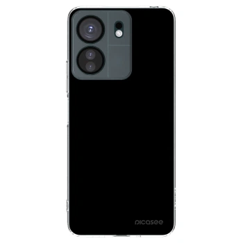 Picasee silikonowe przeźroczyste etui na Xiaomi Redmi 13C 4G - Black Bliss