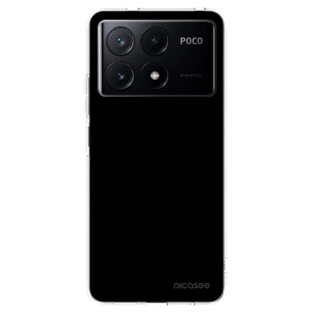 Picasee silikonowe przeźroczyste etui na Xiaomi Poco X6 Pro - Black Bliss