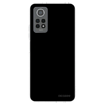 Picasee silikonowe przeźroczyste etui na Xiaomi Redmi Note 12 Pro 4G - Black Bliss