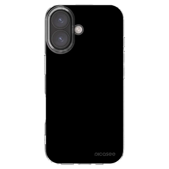 Picasee silikonowe przeźroczyste etui na Apple iPhone 16 - Black Bliss