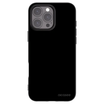 Picasee silikonowe czarne etui na Apple iPhone 16 Pro Max - Black Bliss