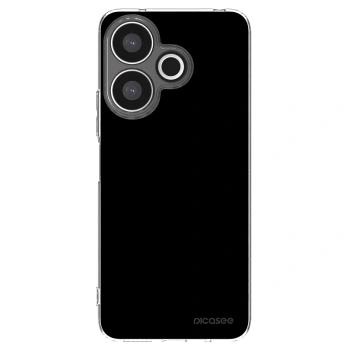 Picasee silikonowe przeźroczyste etui na Xiaomi Redmi 13 4G - Black Bliss