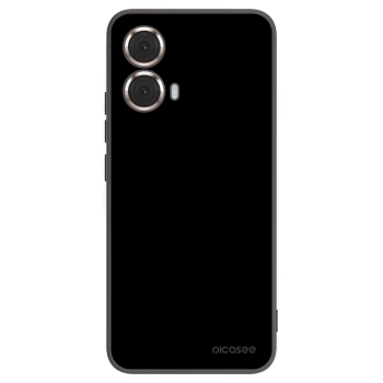 Picasee silikonowe czarne etui na Motorola Moto G85 - Black Bliss