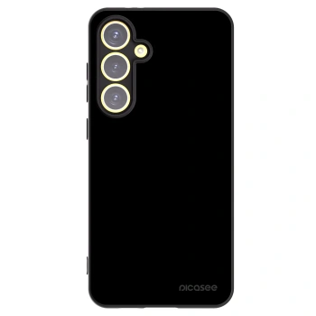 Picasee silikonowe czarne etui na Samsung Galaxy S24 FE S721B - Black Bliss
