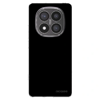 Picasee silikonowe przeźroczyste etui na Xiaomi Redmi Note 14 Pro+ 5G - Black Bliss