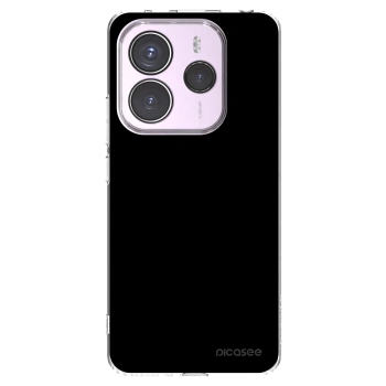 Picasee silikonowe przeźroczyste etui na Xiaomi Redmi Note 14 5G - Black Bliss