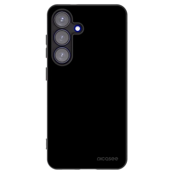 Picasee silikonowe czarne etui na Samsung Galaxy S25 5G - Black Bliss