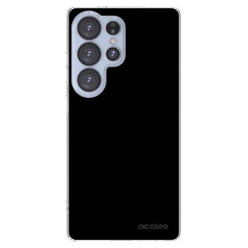 Picasee silikonowe przeźroczyste etui na Samsung Galaxy S25 Ultra 5G - Black Bliss