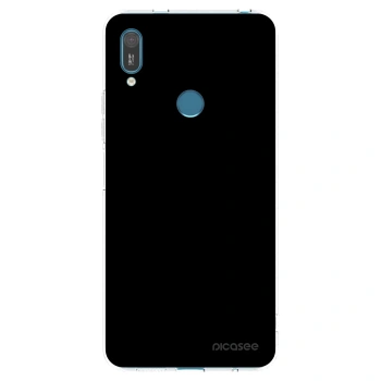 Picasee silikonowe przeźroczyste etui na Huawei Y7 2019 - Black Bliss