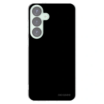Picasee silikonowe przeźroczyste etui na Samsung Galaxy S25+ 5G - Black Bliss