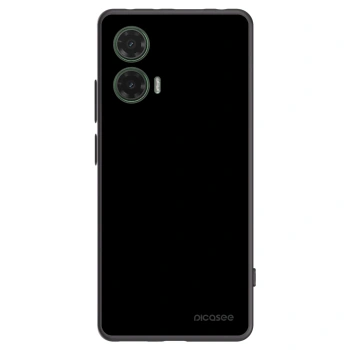 Picasee silikonowe czarne etui na Motorola Moto G35 5G - Black Bliss