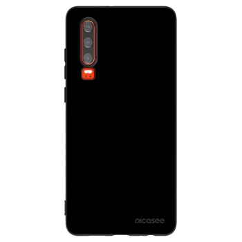 Picasee silikonowe czarne etui na Huawei P30 - Black Bliss