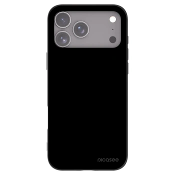 Picasee silikonowe czarne etui na Apple iPhone 17 Pro Max - Black Bliss