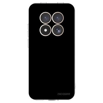 Picasee silikonowe przeźroczyste etui na Xiaomi Redmi Note 15 Pro 4G - Black Bliss