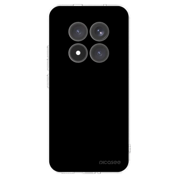 Picasee silikonowe przeźroczyste etui na Xiaomi Redmi Note 15 Pro+ - Black Bliss