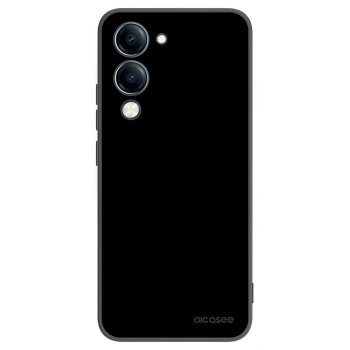 Picasee silikonowe czarne etui na Vivo Y29s 5G - Black Bliss