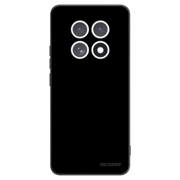 Picasee silikonowe czarne etui na Xiaomi Redmi Note 15 - Black Bliss
