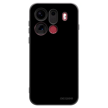 Picasee silikonowe czarne etui na OPPO Find X9 Pro - Black Bliss