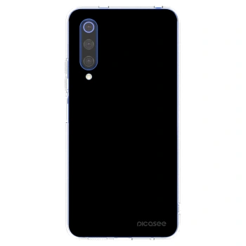 Picasee silikonowe przeźroczyste etui na Xiaomi Mi 9 SE - Black Bliss