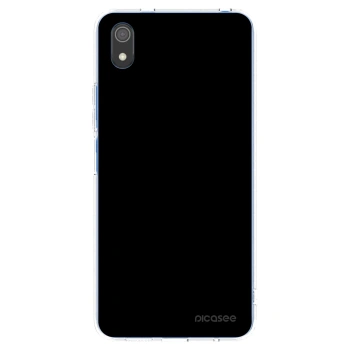 Picasee silikonowe przeźroczyste etui na Xiaomi Redmi 7A - Black Bliss