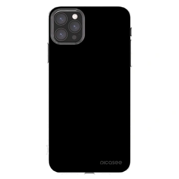 Picasee silikonowe przeźroczyste etui na Apple iPhone 11 Pro Max - Black Bliss