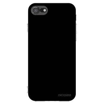 Picasee silikonowe przeźroczyste etui na Apple iPhone 8 - Black Bliss