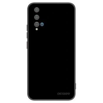 Picasee silikonowe czarne etui na Huawei Nova 5T - Black Bliss