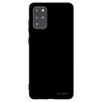 Picasee silikonowe czarne etui na Samsung Galaxy S20+ G985F - Black Bliss