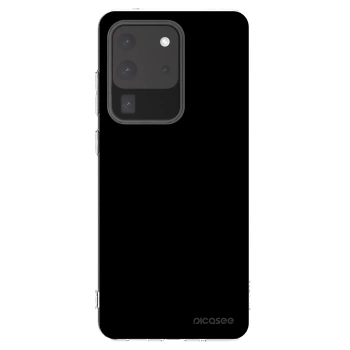 Picasee silikonowe przeźroczyste etui na Samsung Galaxy S20 Ultra 5G G988F - Black Bliss